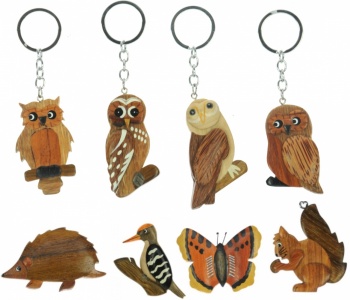 5001W : Wildlife Keyrings - Large - (Pack Size 72) Price Breaks Available
